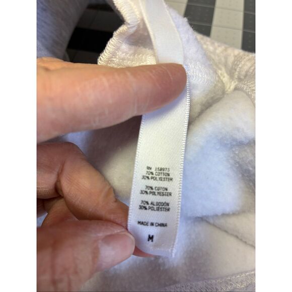 SKIMS Cotton Fleece Bra in Gray Size M - Picture 8 of 8